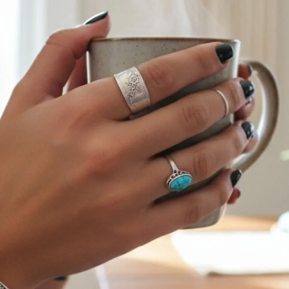 Sterling Silver Spoon Ring (8.7g). Vintage